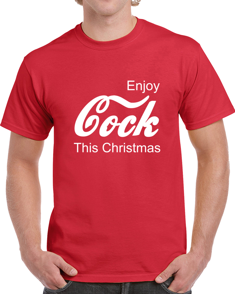 Enjoy Cock This Christmas Clever Coke Christmas Shirt